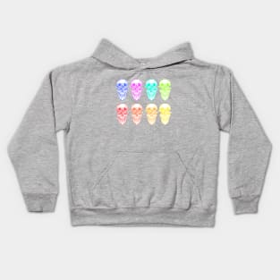 Psychedelic Skull Collection Kids Hoodie